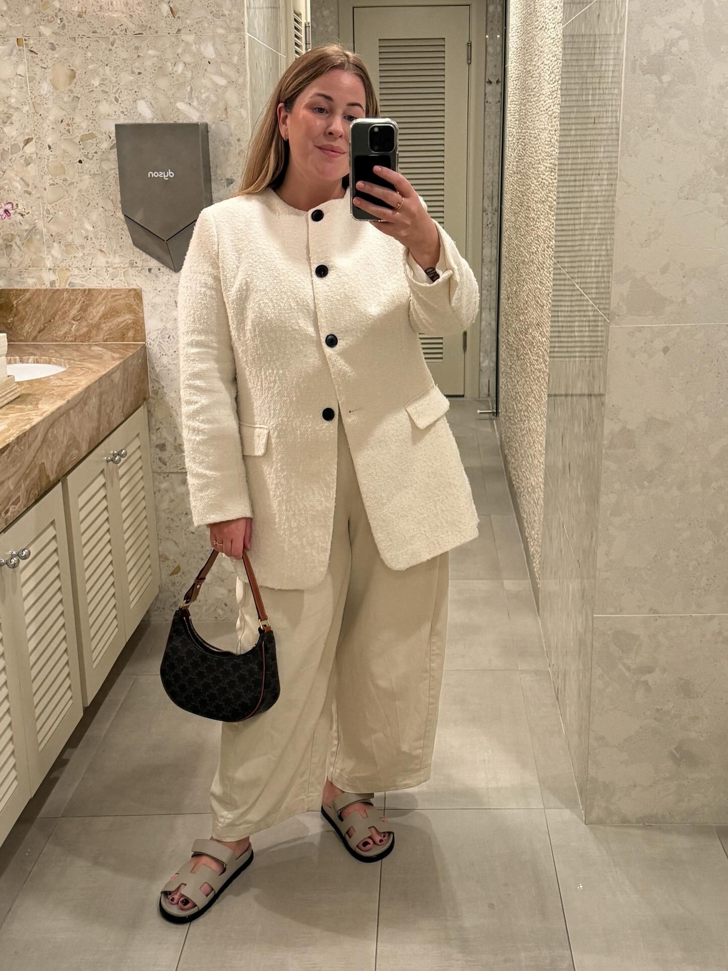 A Cream Boucle Coat and Soft Tailoring: Tonal Dressing that Feels Instantly Refined
