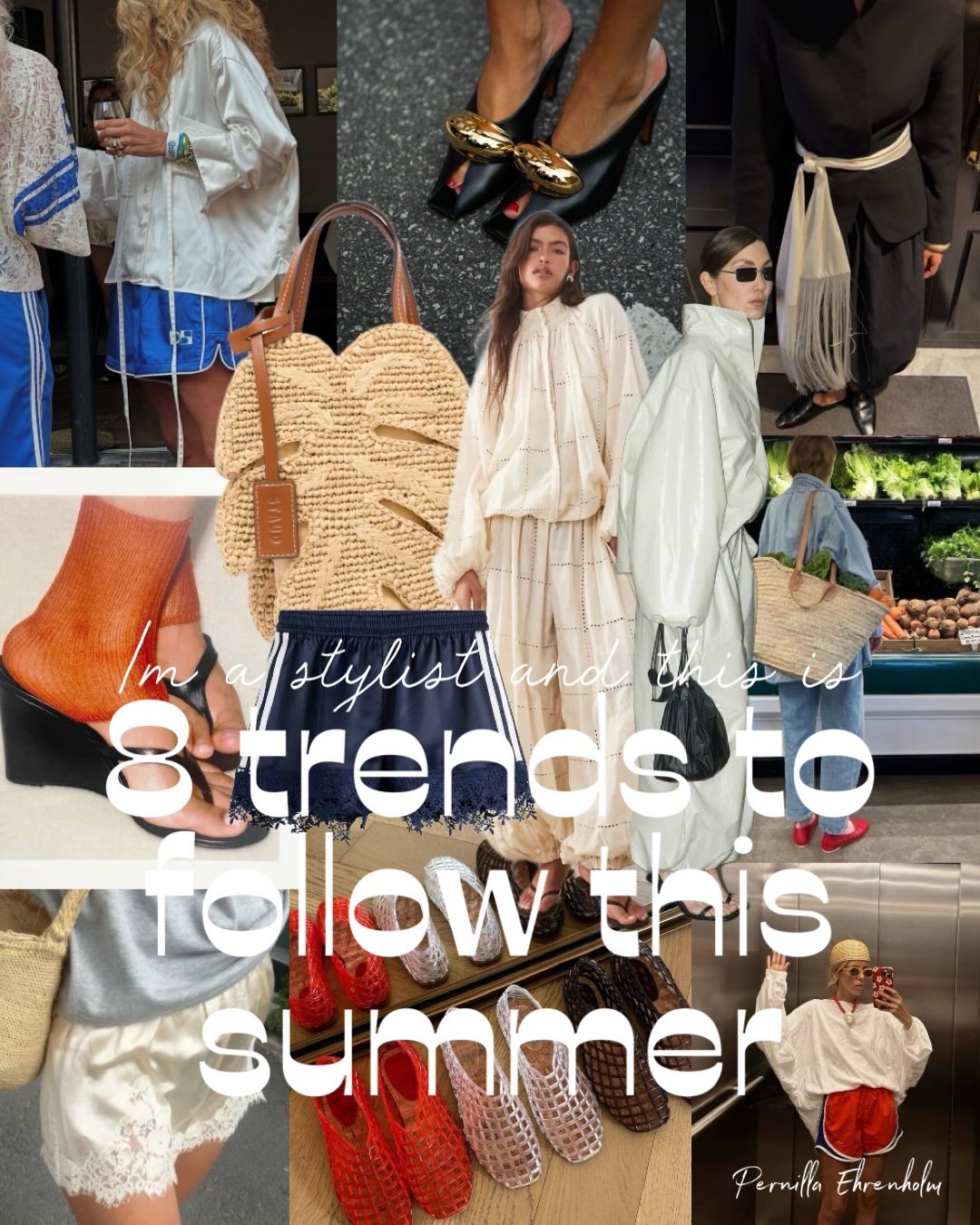 Eight Summer Trends Worth Noticing: Woven Bags, Mesh Flats, Airy Whites, and More